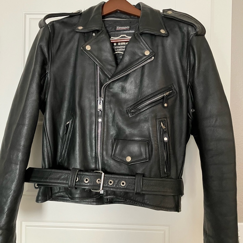 Men’s Motorcycle Leather Jacket